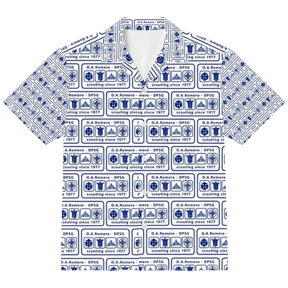 Alloverprint O. A. romero Hawaiihemd