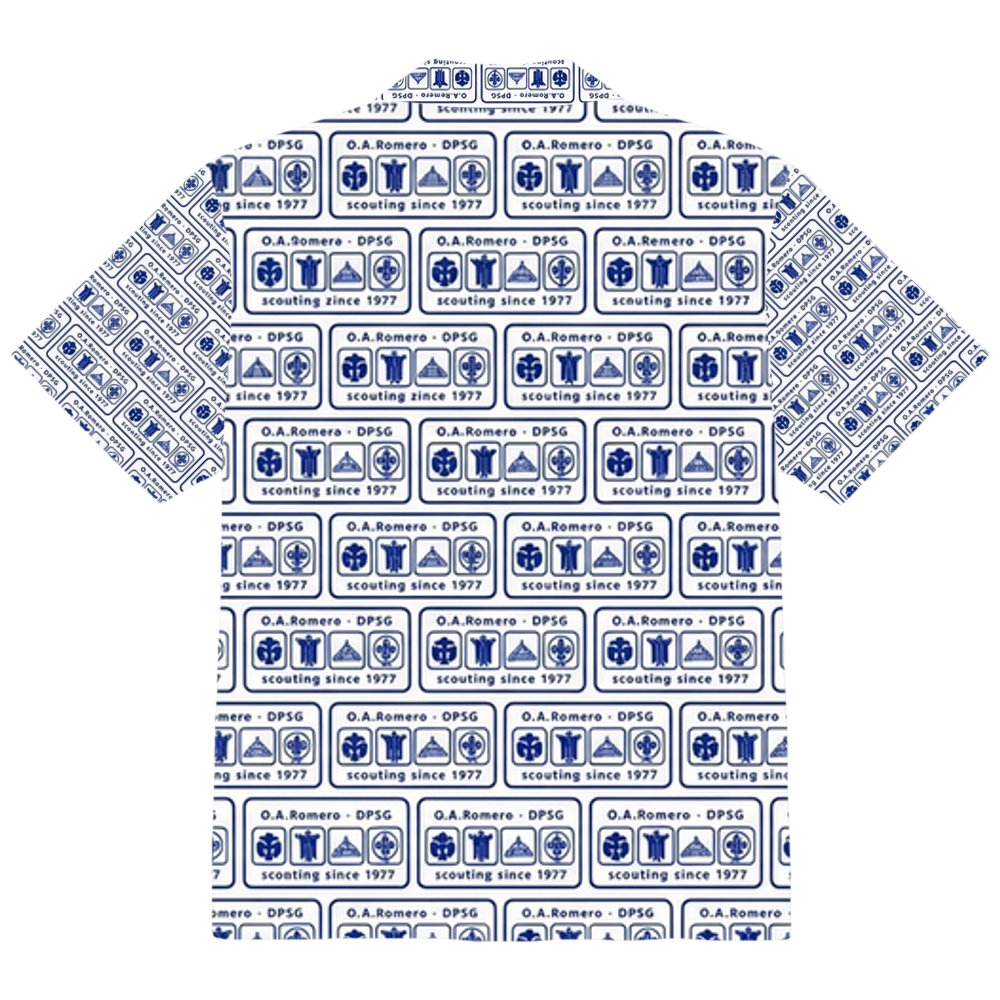 Alloverprint O. A. romero Hawaiihemd